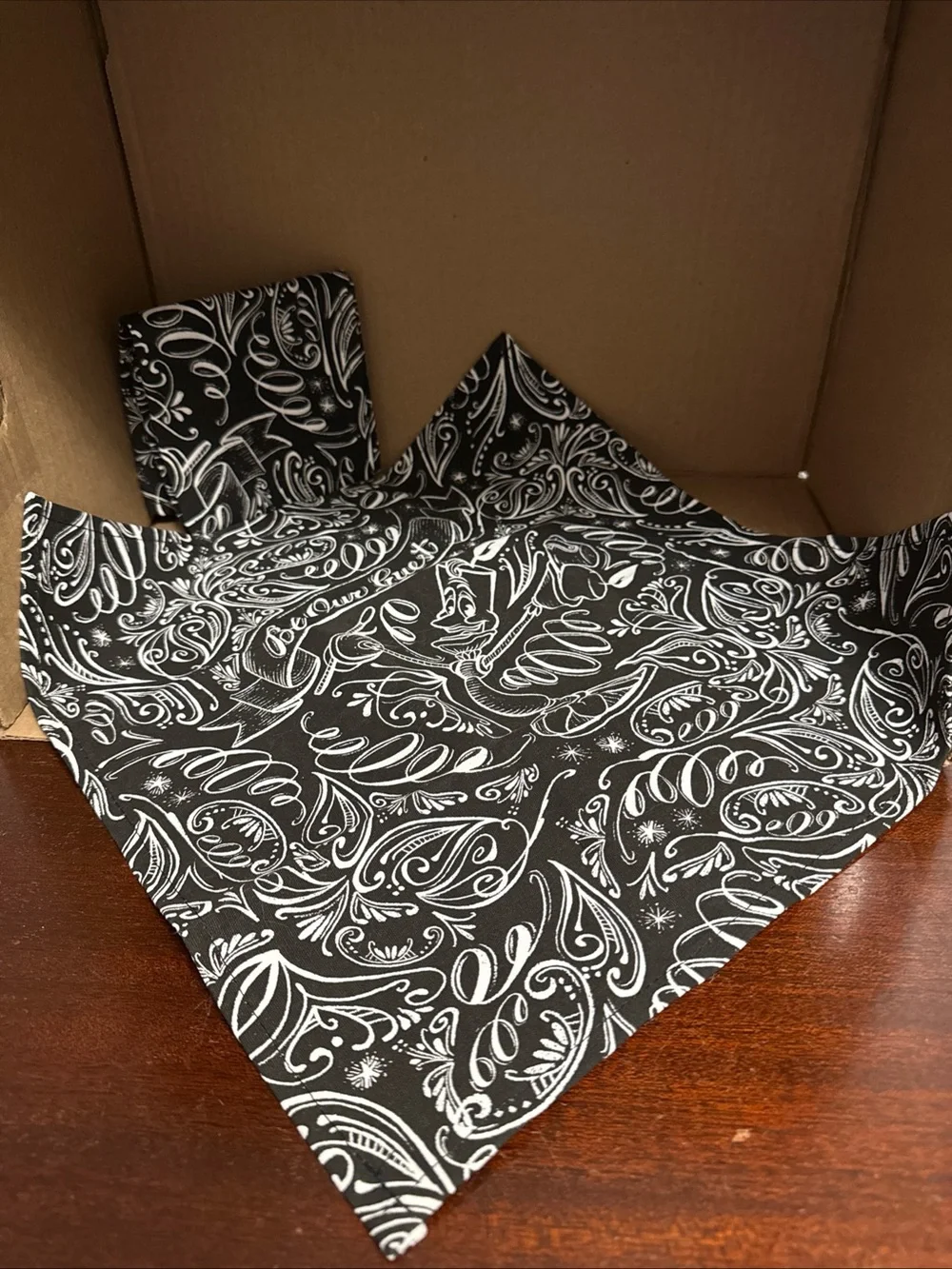 Two Disney Parks Beauty and the Beast Be Our Guest Lumiere Chalkboard Napkins